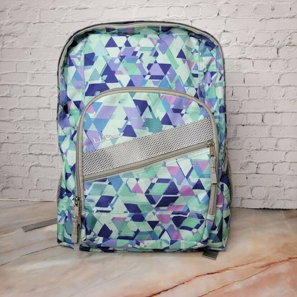 Ll Bean Deluxe Book Pack Backpack Mint 